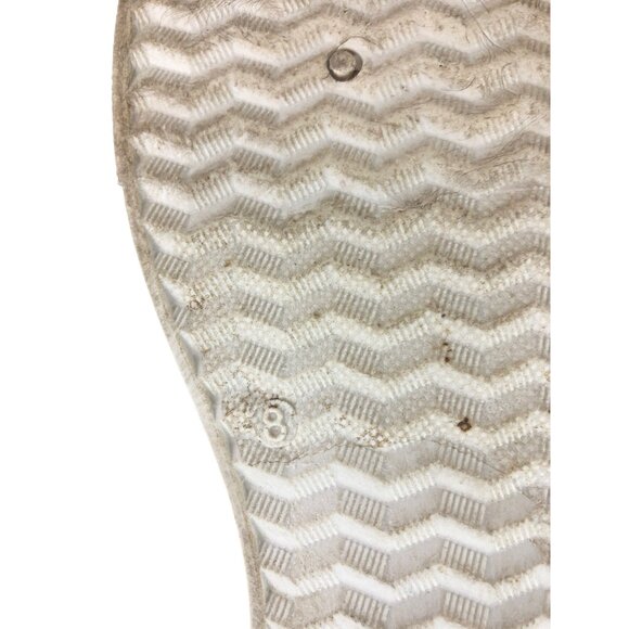 Qupid Womens Size 8 White & Silver Rhinestones Platform Sneakers - Picture 11 of 14